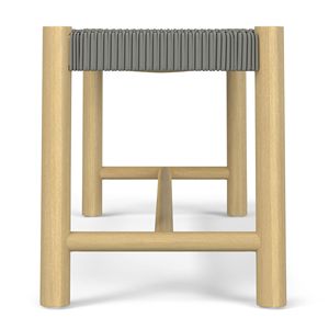 Panca Dahlia per Esterni e Interni in Grigio, Elegante Arredo da Giardino - Product Image 3