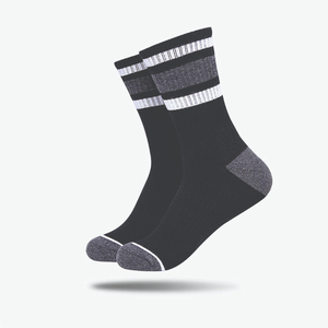 Chaussettes pour hommes en coton 100% premium, douces, respirantes, style décontracté et sportif, vente en gros, chaussettes personnalisées avec logo, confortables pour un usage quotidien - Product Image 2