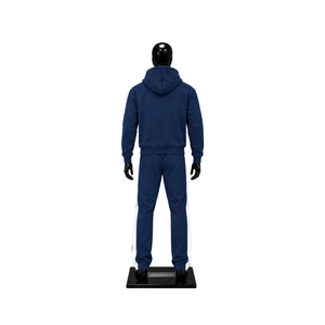 Conjunto Deportivo Personalizado Azul Marino con Sudadera con Capucha y Pantalones Jogger Estampados para Hombre, Ropa Deportiva Casual al por Mayor - Product Image 2