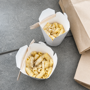 Disposable Eco-Friendly Biodegradable Custom Printing Kraft Waterproof Paper Noodle Box Food <b>Container</b> for Soup <b>Takeaway</b> - Product Image 5