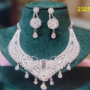 2024 Best Buy <b>Indian</b> Inspired African Fashion Gold/Silver Plated Alloy Zircon <b>Jewelry</b> <b>Set</b> Women's Necklace Earring <b>Sets</b> Vintage - Product Image 1