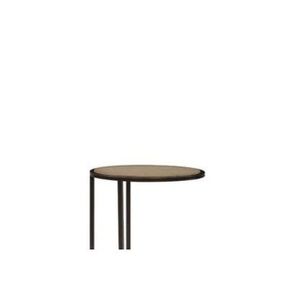 Tavolino da Comodino in Metallo/Legno Toffee, Design Elegante - Product Image 3
