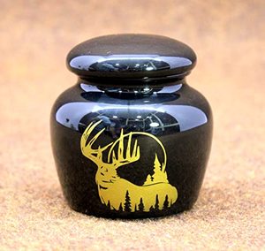 Contemporary Aluminum <b>Keepsake</b> Cremation Urn <b>Memorial</b> Ash Holder Featuring Decorative Secure Lid And Elegant Matte Texture - Product Image 6