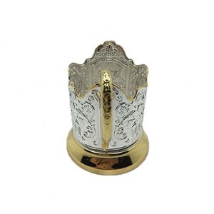 Attractive Iron Tea Light Floral Candle Holder Handmade Durable Home <b>Decor</b> Accent Living Room Office Table Display - Product Image 3