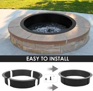Anillo Firepit de acero galvanizado con pintura de alta temperatura, parrillas para barbacoa sin humo, quemador de hoguera, venta al por mayor, hoguera OEM - Product Image 2