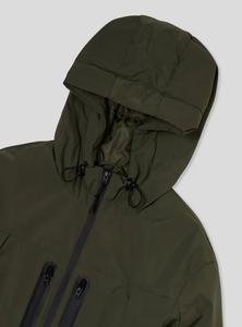 Men's Street Style Quilted Bubble Puffer Jacket Custom Zip Up Stand Collar <b>Black</b> Winter Outfit - Product Image 6