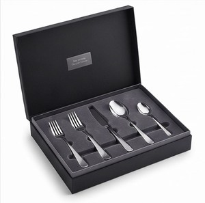 Ensemble de couverts minimalistes en acier inoxydable, finition miroir haute brillance, résistant à la rouille, pour mariage, fourchette, couteau, cuillère - Product Image 5