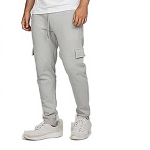 Pantalones Chino Cargo de Algodón Elásticos Casuales Premium para Hombre, Corte Ajustado, Transpirables, Cintura Elástica con Cordón, Ligeros - Product Image 3