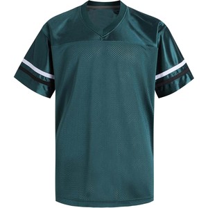 Camisetas de Fútbol Americano Personalizadas con Acabado de Alto Brillo, Mangas Rayadas Premium, Opciones de Sublimación y Tackle Twill - Product Image 1