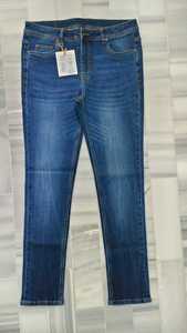 Custom ODMกางเกงผู้ชายSelvage Denimโรงงานผ้ากางเกงยีนส์Hombre SlimตรงMid Rise Baggy Mensกางเกงผู้ชายกางเกงยีนส์ - Product Image 2