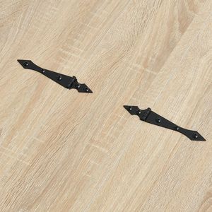 Tavolino da Caffè Rettangolare in Stile Boho Moderno, 32 Pollici, in Rattan Intrecciato e Legno con Piano in MDF e Vano Portaoggetti - Product Image 3
