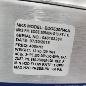 MKS LAM PN : 660-260960-100 REV. F EDGE 30R40A-G13 - Équipements et pièces semi-conductrices d'occasion fiables à l'échelle mondiale - Product Image 2
