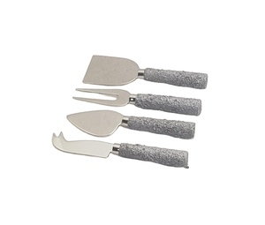 Juego de cubiertos de Metal y acero inoxidable, conjunto de tenedor de alta calidad, dorado, con mango de diseño de hormigón, para cortar queso, nuevo estilo - Product Image 1