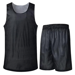 Nouvelle conception, uniforme de basket-ball en tissu mesh léger, uniformes personnalisés avec numéros d'équipe, ensembles de maillots de sport pour entraînement en groupe - Product Image 3