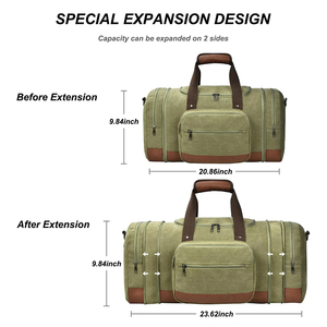 Large Capacity Lightweight Duffle Travel <b>Bag</b> with Customized Logo New Polyester Lining Zipper Closure <b>Duffel</b> <b>Bags</b> - Product Image 1