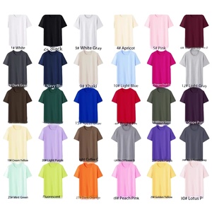 Camiseta de Cuello Redondo y Manga Corta de Color Puro, 190g, con Logotipo Bordado Personalizado, Precio de Fábrica de Bangladesh y China, Fabricación Personalizada Transfronteriza - Product Image 5