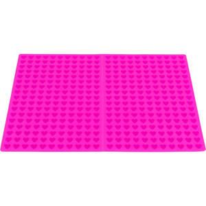 Tapis de cuisson en silicone antiadhésif motif cœur 38 x 28 cm pour animaux de compagnie - Product Image 1