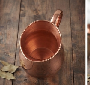 Pichet en cuivre durable de style traditionnel, idéal pour le bar, le vin et l'eau, parfait pour les restaurants et les fêtes - Product Image 5