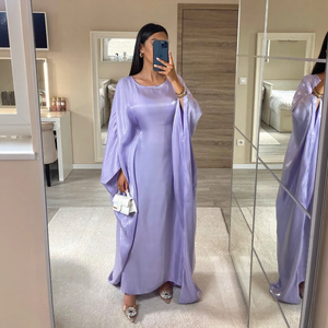 Ensemble de vêtements de prière pour femmes musulmanes, robe hijab simple et élégante pour le Ramadan, abaya longue, khimar, robe arabe, vêtements islamiques - Product Image 4