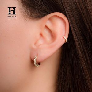 Luxury Mixed Cut Diamond Huggie Hoops – 14k Gold with Certified Diamonds – Fine Jewelry Manufacturer - Product Image 5
