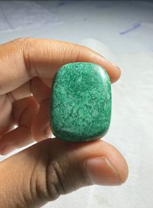 Jade natural verde Paradise Cabochon, colgante de cristal suelto de diseño, gema para la fabricación de joyería curativa - Product Image 3