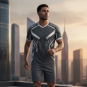 Tenue de football personnalisée par sublimation, maillot de football résistant à la décoloration, ensemble de football en gros pour club, kit d'entraînement respirant et à séchage rapide - Product Image 3