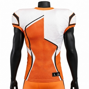 Maillot de football américain haut de gamme, vêtements d'équipe entièrement sublimés, chemise athlétique anti-humidité pour clubs professionnels et écoles - Product Image 2