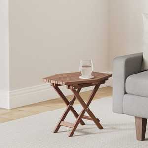 Mesa Plegable Pequeña para Exteriores, para Patio, Terraza, Hotel, para Entretenimiento en el Hogar, Accesorio Cinnamon, Muebles de Exterior Generales - Product Image 2