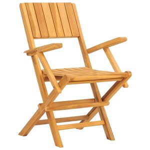 Juego de Comedor Plegable de 5 Piezas de Madera de Teca Sólida, Duradero y Conveniente para Comer al Aire Libre - Product Image 4