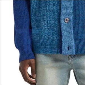 เสื้อเชิ้ต/เสื้อคลุมแขนยาวทรงวี คอวี ลายเรขาคณิต สไตล์ยุโรป ลำลอง สำหรับผู้ชาย ฤดูใบไม้ร่วง ระบายอากาศได้ดี ถักทออย่างดี 100% กำลังเป็นที่นิยม - Product Image 5