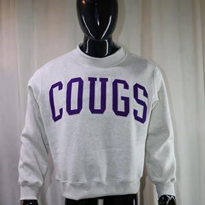Sudadera COUGS con cuello simulado, 450 GSM, bordado con nombre personalizado, corte holgado, 100% algodón, felpa francesa. - Product Image 4