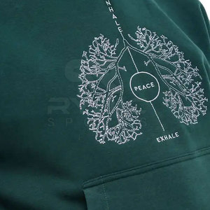 High Performance Warm <b>Thermal</b> <b>Men</b> Embroidery Hoodie Functional Sportswear Fleece Pullover <b>Men's</b> Hoodies - Product Image 6