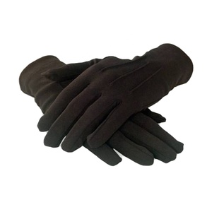 OEM Venta al por mayor Guantes de algodón negro Ceremonia formal Guantes de algodón negro para el oficial de servicio - Product Image 2