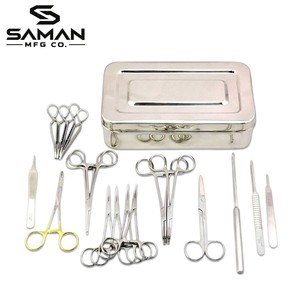 Juego de Instrumentos Quirúrgicos Profesionales de Acero Inoxidable, Herramientas Quirúrgicas Reutilizables para Clínicas, Hospitales y Cirujanos - Product Image 6