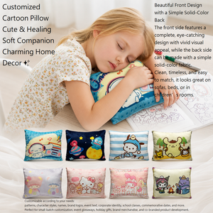 Custom Cartoon Reading <b>Pillow</b> Soft <b>Bed</b> Rest Cushion Foldable Squishy Backrest <b>Pillow</b> for Kids Home Decor - Product Image 1