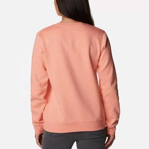 Vente chaude lettre imprimer à la mode Hip Pop Streetwear coton polaire surdimensionné rond O col rond pull femmes sweats pull - Product Image 2