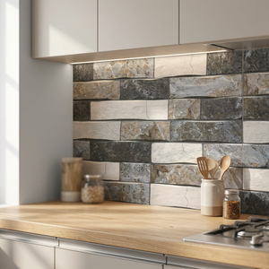 OEM Natural Stone 3D 300x600mm Design Satin Matt 30x60cm Digital Ceramic 12x24 Building Exterior High Depth Elevation Wall Tiles - Product Image 6