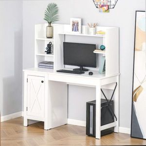 White Computer Desk - Product Image 1