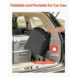 Sac de transport robuste et étanche en PVC 840D, 57,48 x 19,49 x 23,82 (16 pieds cubes), pour rangement de benne de camion et accessoire de attelage - Product Image 6
