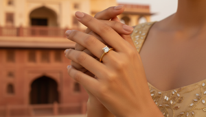 Anillo Solitario de Oro Sólido de 10K Hecho a Mano, Diseño Personalizado, Diamante Cultivado en Laboratorio VVS1, Anillo de Compromiso Clásico para Ella, Regalo para Mamá, Fiesta - Product Image 5