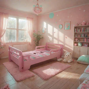 Cama Infantil Moderna y Resistente de Madera para Dormitorio - Product Image 2