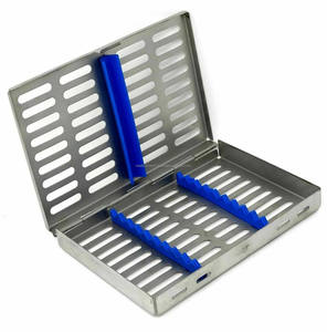 Cassette de Stérilisation Dentaire Manuelle en Acier Inoxydable de Haute Qualité Medivolve pour 10 Instruments Certifiée CE Vente en Gros - Product Image 2