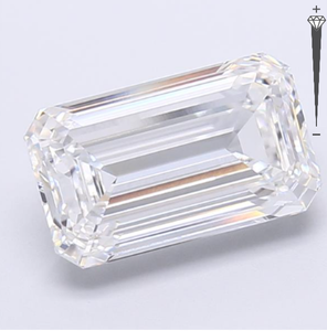 Diamante Cultivado en Laboratorio con Certificación IGI, Corte Esmeralda de 4.35 CT, Color D, Claridad IF, CVD LG 775608605 ROYAL GEMS para Joyería - Product Image 3