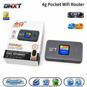 Router 4G DNXT con Tarjeta SIM Cat7, <span class=keywords><strong>Internet</strong></span> de 300 Mbps, Wifi Móvil de Doble Banda 2.4G y 5.8G, Modo AP de Bolsillo, Router 4G USB para Uso en Fiestas - Product Image 1
