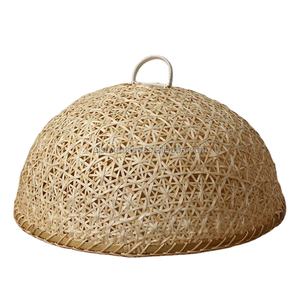 ตะกร้าคลุมอาหารทำจากไม้ไผ่ธรรมชาติทำด้วยมือตัวกรองตาข่ายลายสก๊อตเป็นมิตรกับสิ่งแวดล้อมและยั่งยืนผลิตจากเวียดนาม - Product Image 2