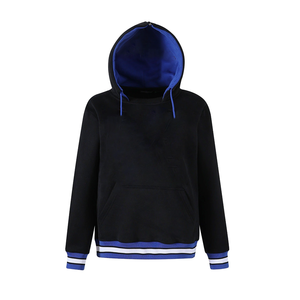 เสื้อฮู้ด Zeta Black Winter Prep ปักลายเชนิลล์ สำหรับชมรมนักศึกษากรีก  แบบ unisex  ผ้าฝ้ายพรีเมียมบุขนด้านใน - Product Image 1