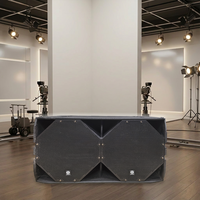 Haut-parleur LS3 double 18 pouces en bois italien, basses ultra-fondes, 4 ohms, 2400W, sur pied, mono, garantie 3 ans, MDS218