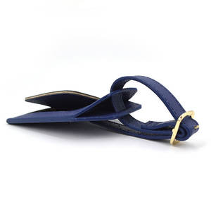 Étiquette de bagage personnalisée en cuir Crazy Horse, étiquette de voyage en cuir véritable pour carte d'embarquement - Product Image 5