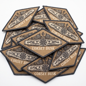 Patch brodé personnalisé avec motif nœud marin Arch Bow Hitch, fabricant sur mesure - Product Image 4