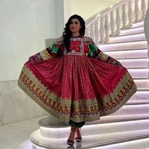 Salwar Kameez Afgano WS INTERNATIONAL Hecho a Mano de Alta Calidad, Vestido Tradicional de Viscosa con Estampado Digital para Mujer, el Mejor Vestido Vintage de Verano - Product Image 2